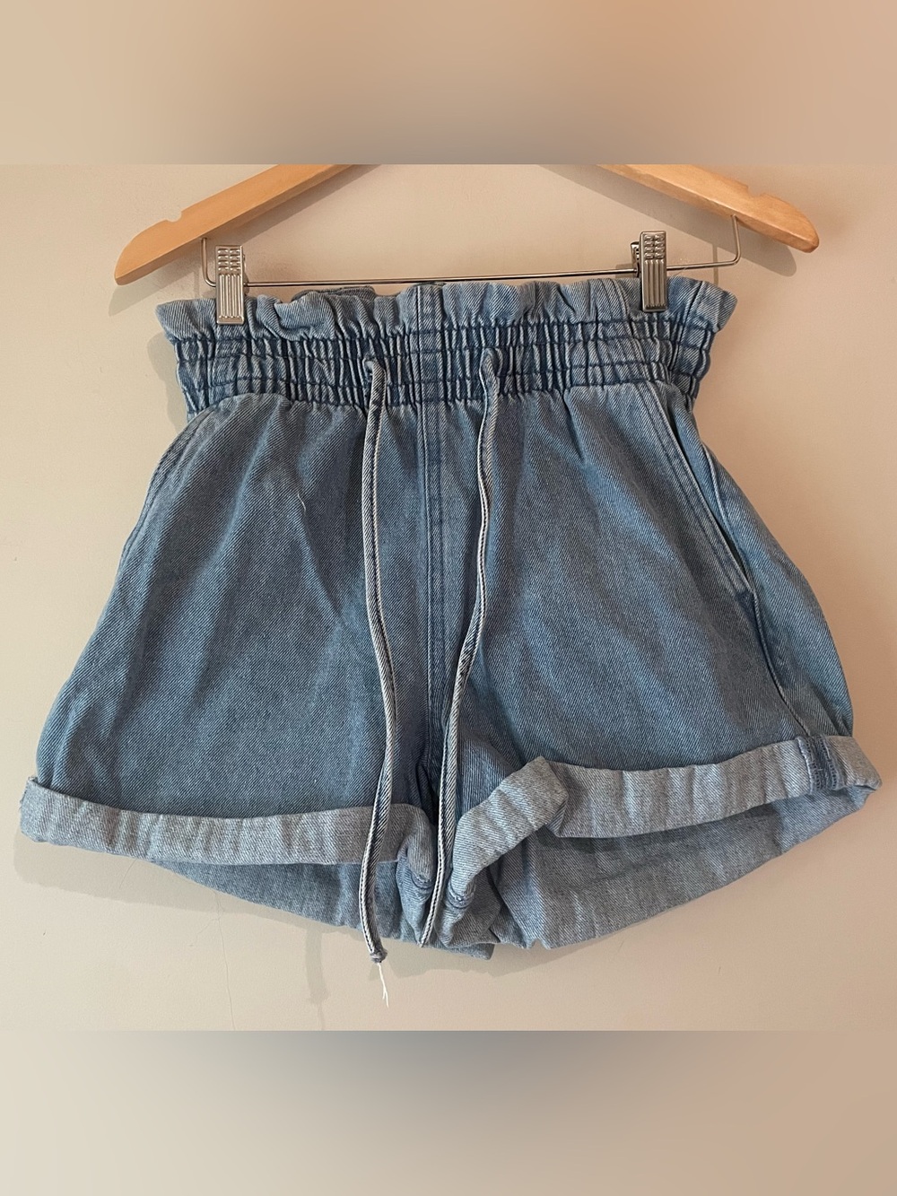 Refuge | Denim High Waisted Shorts